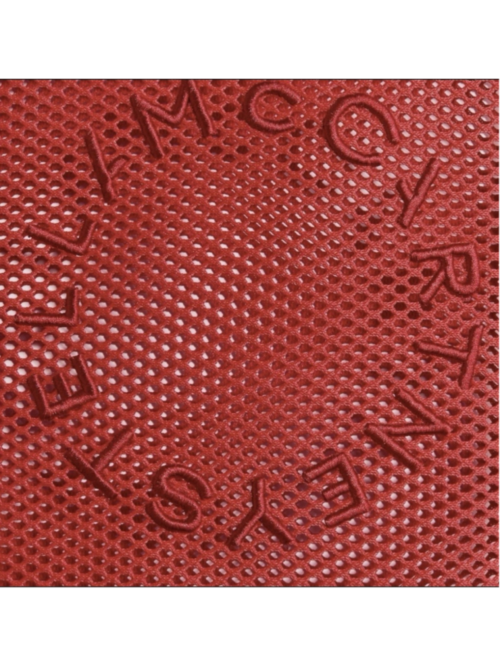 Stella McCartney H&M Mesh Clutch Bag Red New Authentic - Picture 7 of 7